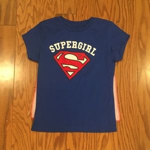 Supergirl shirt with cape